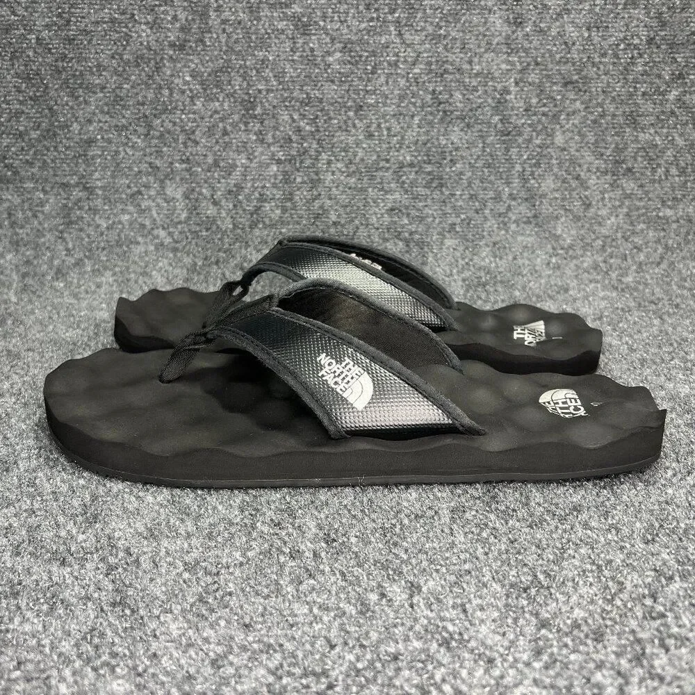 The North Face Sandals Men's 10 Black Toe Post Beach Recovery Athletic Flip Flop